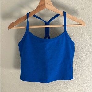 Beyond Yoga Space-dyed Slim Racerback Cropped Tank Top - Shelf bra